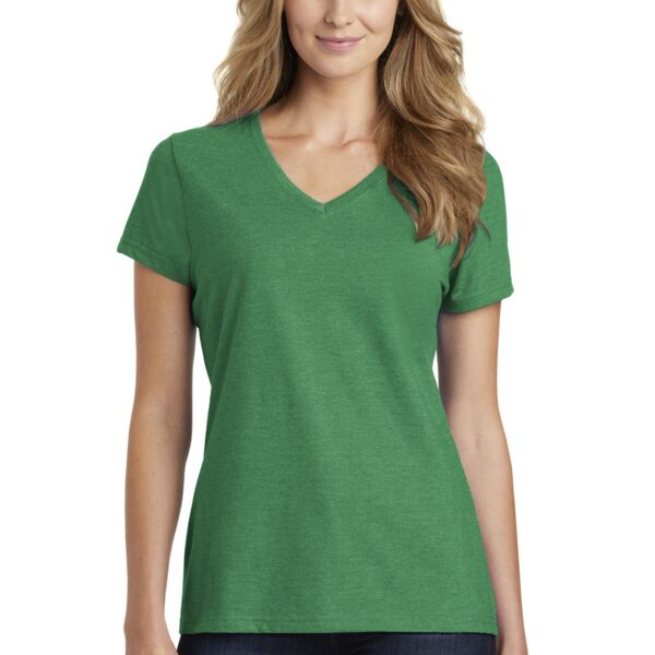 Ladies Fan Favorite Blend V Neck Tee Thumbnail