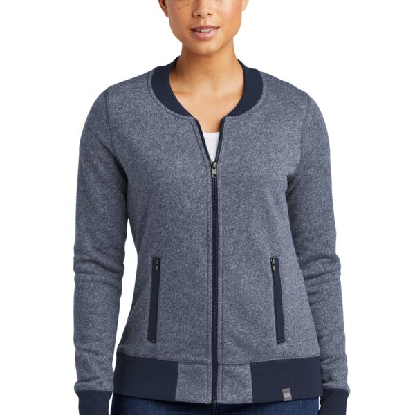 Customer Supplied Women's French Terry Baseball Full Zip Thumbnail