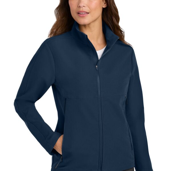 Customer Supplied Women's Full Zip Soft Shell Jacket Thumbnail