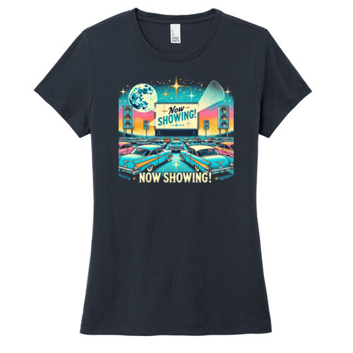Drive-In Movie Ladies T-Shirt Thumbnail