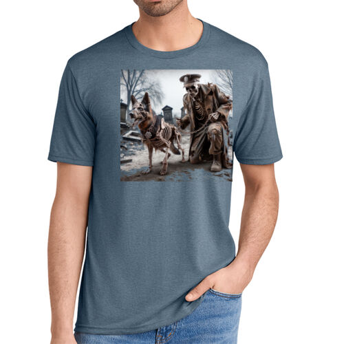 Officer Dog & Security Skeleton Short Sleeve T-Shirt Thumbnail
