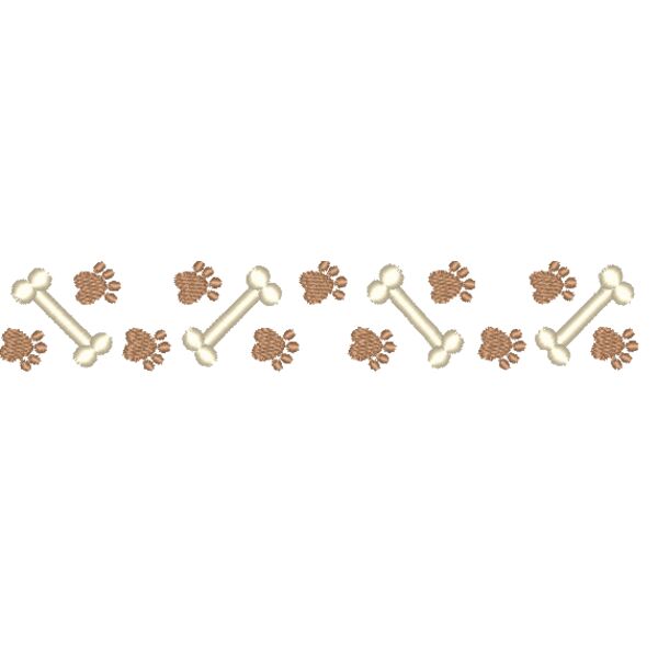 Dog Bones & Paw Prints Thumbnail