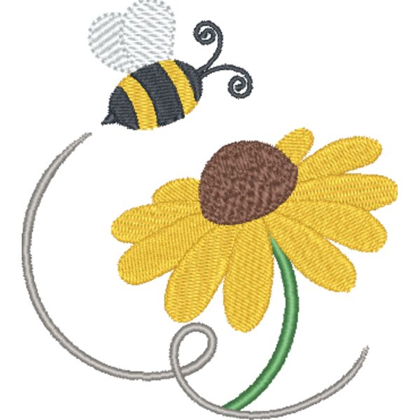 Bee & Flower Thumbnail