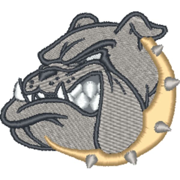 Bulldog Mascot Head Thumbnail