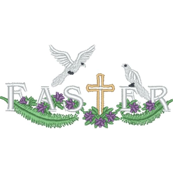 Easter Cross & Doves Thumbnail
