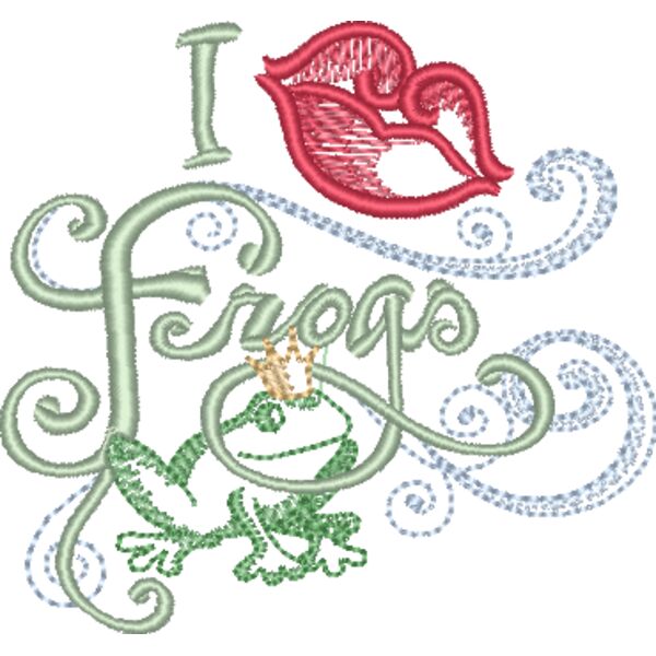 I Kiss Frogs F2451 Thumbnail