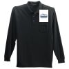 Long Sleeve Silk Touch Polo with Pocket Thumbnail