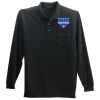 Long Sleeve Silk Touch Polo with Pocket Thumbnail