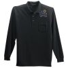 Long Sleeve Silk Touch Polo with Pocket Thumbnail