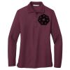 Ladies Silk Touch Long Sleeve Polo Thumbnail