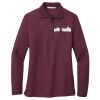 Ladies Silk Touch Long Sleeve Polo Thumbnail