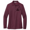 Ladies Silk Touch Long Sleeve Polo Thumbnail