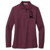 Ladies Silk Touch Long Sleeve Polo Thumbnail