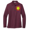 Ladies Silk Touch Long Sleeve Polo Thumbnail