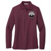 Ladies Silk Touch Long Sleeve Polo Thumbnail