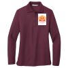Ladies Silk Touch Long Sleeve Polo Thumbnail