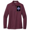 Ladies Silk Touch Long Sleeve Polo Thumbnail
