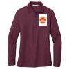 Ladies Silk Touch Long Sleeve Polo Thumbnail