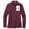 Ladies Silk Touch Long Sleeve Polo Thumbnail