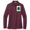 Ladies Silk Touch Long Sleeve Polo Thumbnail