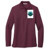 Ladies Silk Touch Long Sleeve Polo Thumbnail