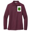 Ladies Silk Touch Long Sleeve Polo Thumbnail