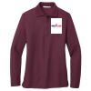 Ladies Silk Touch Long Sleeve Polo Thumbnail