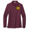 Ladies Silk Touch Long Sleeve Polo Thumbnail