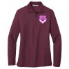 Ladies Silk Touch Long Sleeve Polo Thumbnail