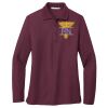Ladies Silk Touch Long Sleeve Polo Thumbnail