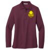 Ladies Silk Touch Long Sleeve Polo Thumbnail