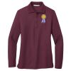 Ladies Silk Touch Long Sleeve Polo Thumbnail