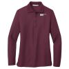 Ladies Silk Touch Long Sleeve Polo Thumbnail