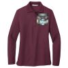 Ladies Silk Touch Long Sleeve Polo Thumbnail