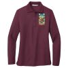 Ladies Silk Touch Long Sleeve Polo Thumbnail