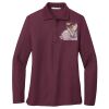 Ladies Silk Touch Long Sleeve Polo Thumbnail