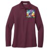 Ladies Silk Touch Long Sleeve Polo Thumbnail