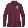 Ladies Silk Touch Long Sleeve Polo Thumbnail