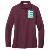 Ladies Silk Touch Long Sleeve Polo Thumbnail