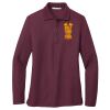 Ladies Silk Touch Long Sleeve Polo Thumbnail