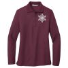 Ladies Silk Touch Long Sleeve Polo Thumbnail