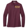Ladies Silk Touch Long Sleeve Polo Thumbnail