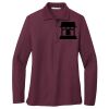 Ladies Silk Touch Long Sleeve Polo Thumbnail