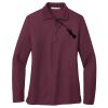 Ladies Silk Touch Long Sleeve Polo Thumbnail