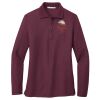 Ladies Silk Touch Long Sleeve Polo Thumbnail