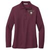 Ladies Silk Touch Long Sleeve Polo Thumbnail